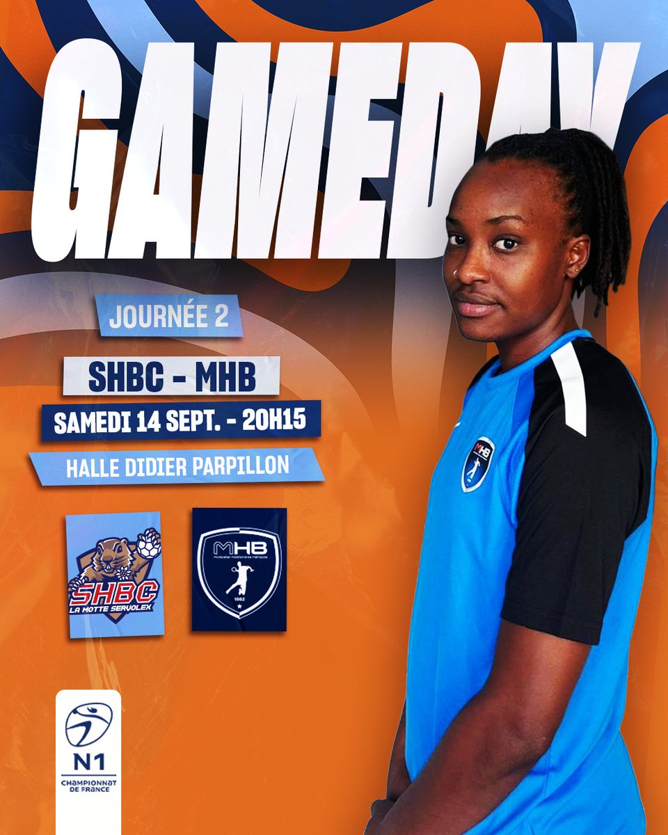 💥 𝐉𝐎𝐔𝐑 𝐃𝐄 𝐌𝐀𝐓𝐂𝐇 !

➡️ <a href="/SHBC_LaMotteS/">SHBC Motte-Servolex</a> 🆚 MHB
🕛 Samedi 14 septembre, 20h15
🏟️ Halle Didier Parpillon
📅 J2️⃣
🏆 National 1 Féminine

#SHBCMHB #HandballFeminin #Mouettes