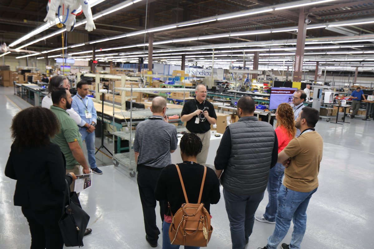 tyrexfamily's tweet photo. Yesterday marked the beginning of this week's special guest tours with @ascm_hq! Thank you to the first tour group that stopped by our facility to check out the latest technologies that are evolving the manufacturing industry!
#manufacturing #technology #supplychain https://t.co/1oe2ze7Rax