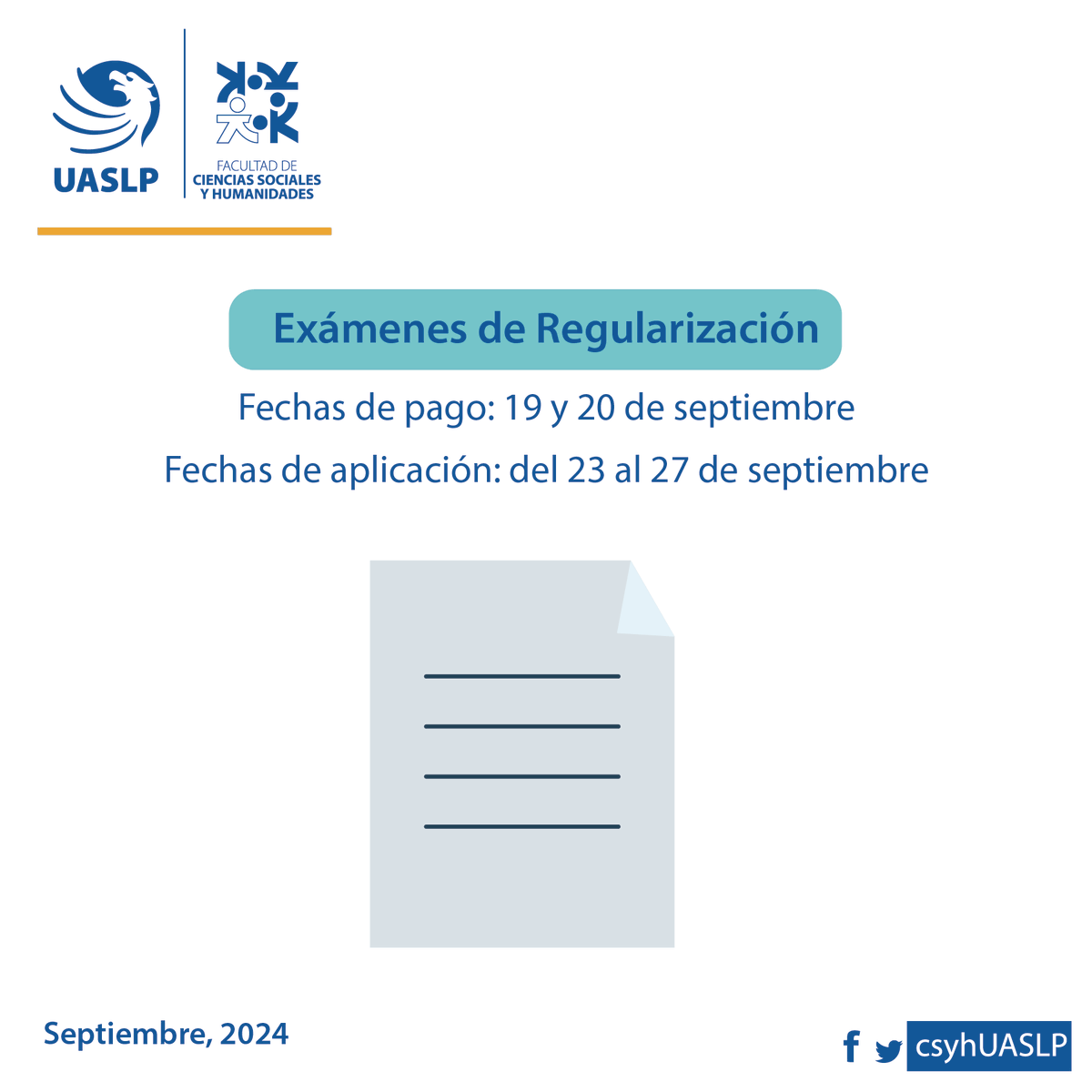 csyhUASLP's tweet image. Aviso #ControlEscolar