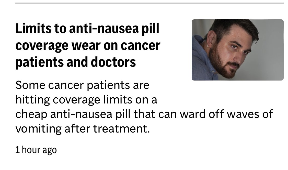 “This is [the] dirty underbelly of the current health care environment. Insurance companies &amp; pharmacy benefit managers are somehow weirdly ending up in my exam room, standing between me &amp; my patients.”

I said what I said. 
🙏<a href="/AP/">The Associated Press</a> <a href="/APNews/">AP News</a> for highlighting

apnews.com/article/cancer…