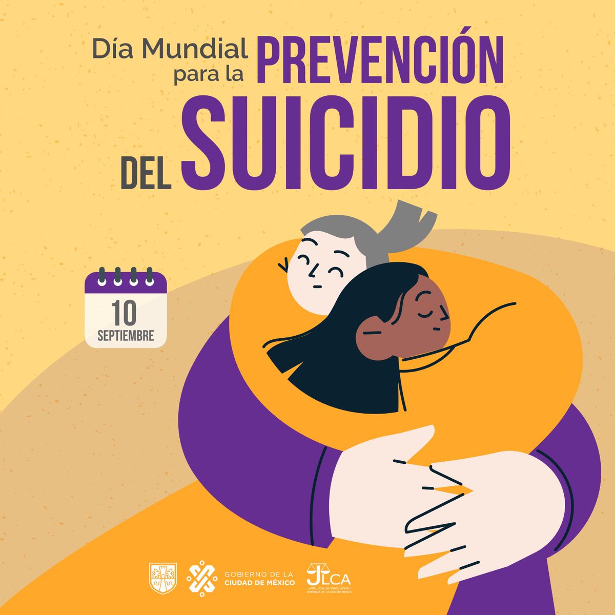 JuntaLocalCDMX's tweet photo. 📆 La OMS estableció desde 2003, el #10DeSeptiembre como el Día Mundial para la #PrevenciónDelSuicidio, con el objetivo de que las naciones del mundo implementen y promuevan acciones para su prevención. https://t.co/efOLPh76tU