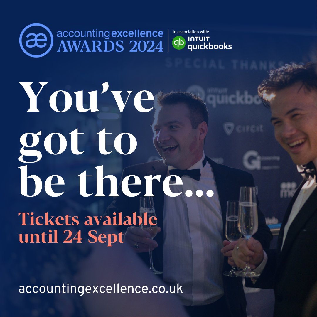 You officially have TWO weeks left to secure your Awards Night tickets ⏰ 

Tickets are available to buy until 24th September, so don't miss this opportunity to join us for an unforgettable evening at the Roundhouse on 8 October!

Book your tickets now: ow.ly/2I5950SP3hQ