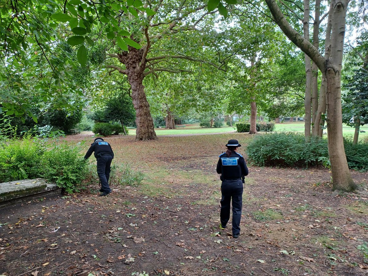 Laycock officers are again performing weapon sweeps across the ward to keep the area safe.