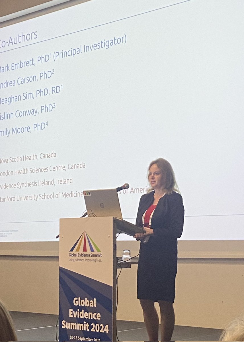 Appreciate the opportunity to present our review titled "Lessons Learned and Considerations for Health Research Systems Preparedness for Public Health Emergencies" at #GES2024 <a href="/GESummit/">GESummit</a> in #Prague 🇨🇿, led by <a href="/MarkEmbrett/">Mark E</a> &amp; co-authored by A Carson, M Sim, <a href="/AislinnConway/">Aislinn Conway, PhD</a> &amp; E Moore