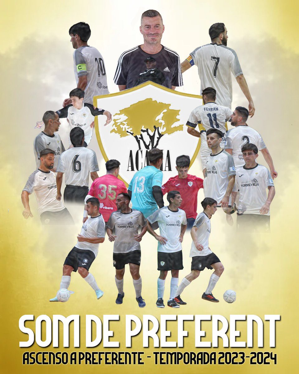 🤍 𝙎𝑶𝙈 𝘿𝑬 𝑷𝙍𝑬𝙁𝑬𝙍𝑬𝙉𝑻 💛

El Acacia Club de Fútbol Sala ha aceptado la vacante ofrecida por la <a href="/ffcv_info/">FFCV</a> en la categoría Preferente para la temporada 2024-2025, obtenida según su posición en el curso 2023-2024.

#ACACIAaMORT • #SOMdePREFERENT