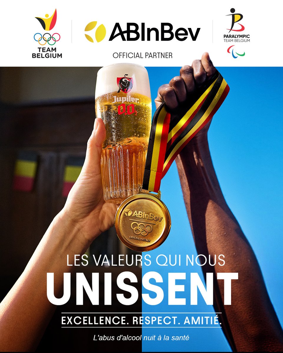 Avec un total impressionnant de 24 médailles, nos #athlètes ne rentrent pas les mains vides de Paris 2024 !🥇

AB InBev a tenu à célébrer ces succès en faisant un #don à chaque équipe belge ou club sportif d'athlète médaillé ! 💪

#FutureWithMoreCheers