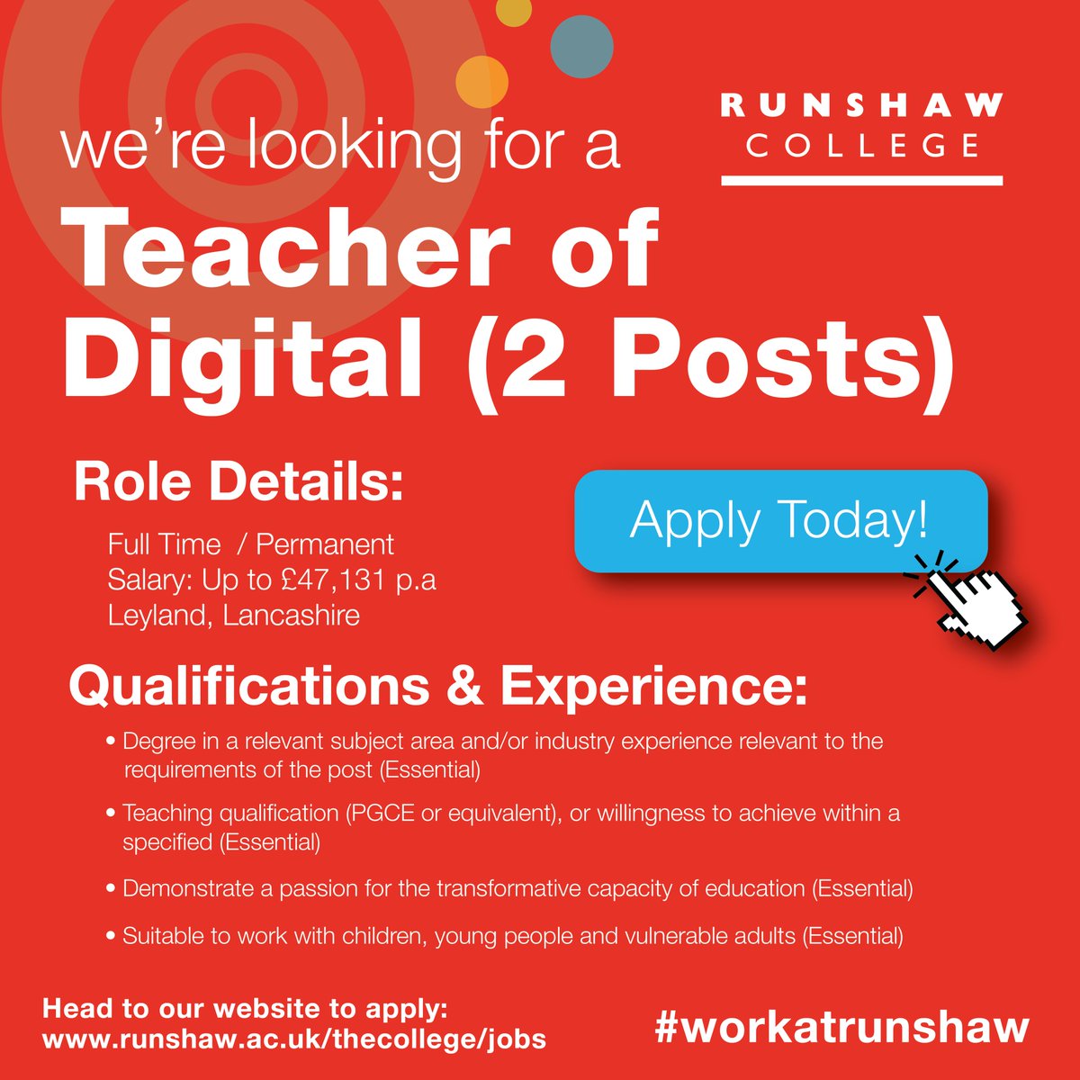 RunshawHR tweet picture