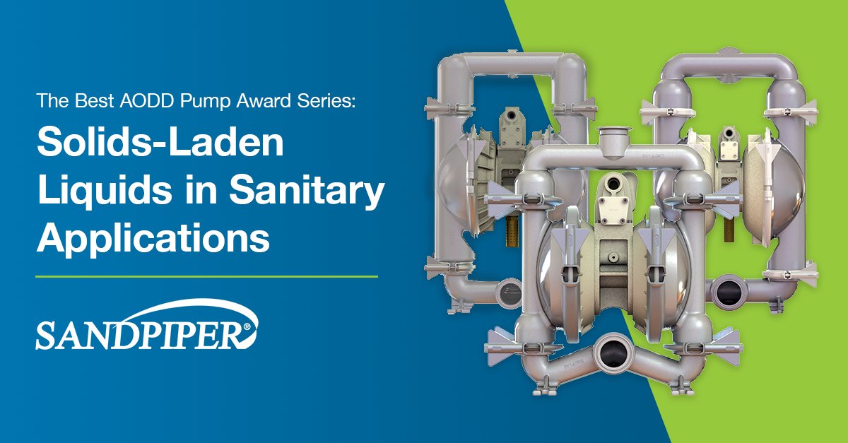 The best pump for solids-laden liquids in sanitary applications goes to… hubs.ly/Q02NJvtS0

#FoodProcessing #SanitaryPump