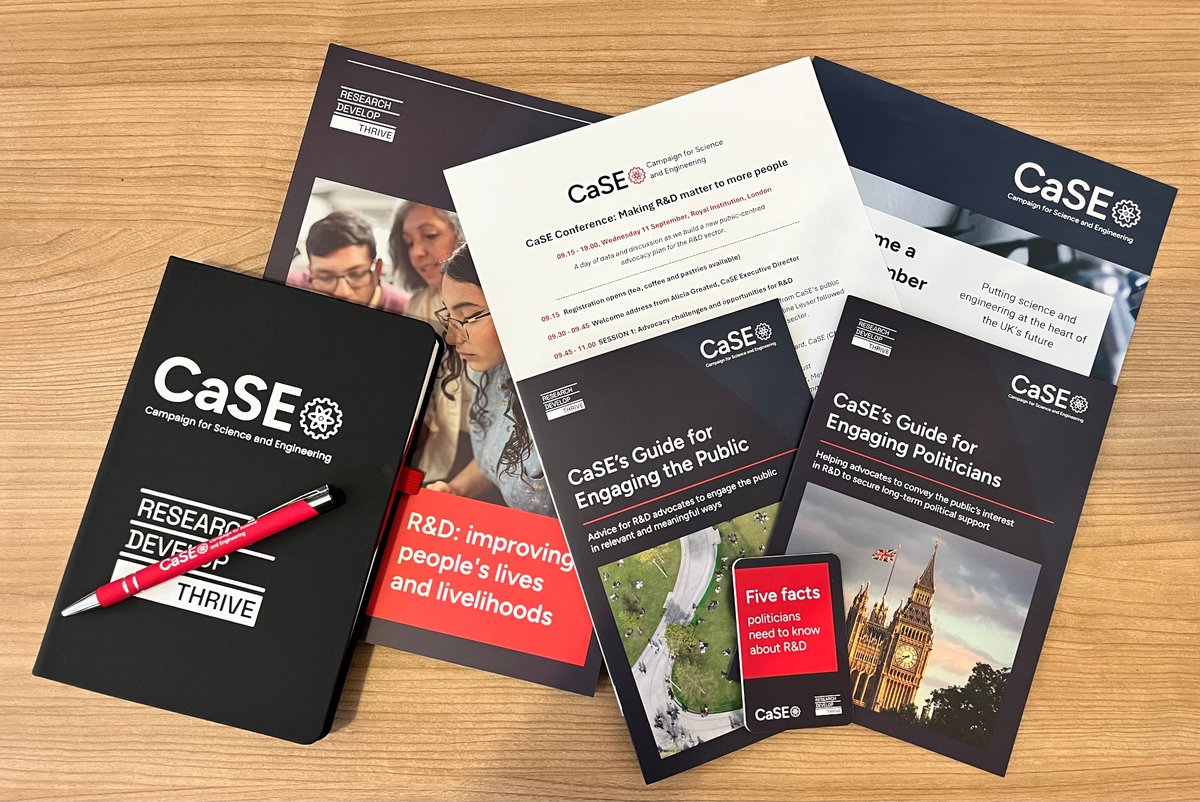Not long to go until the CaSE Conference - Making R&amp;D Matter to More People

Tomorrow is set to be a fascinating day of insights and discussions as we look to build a new public-centred advocacy plan for the R&amp;D sector.