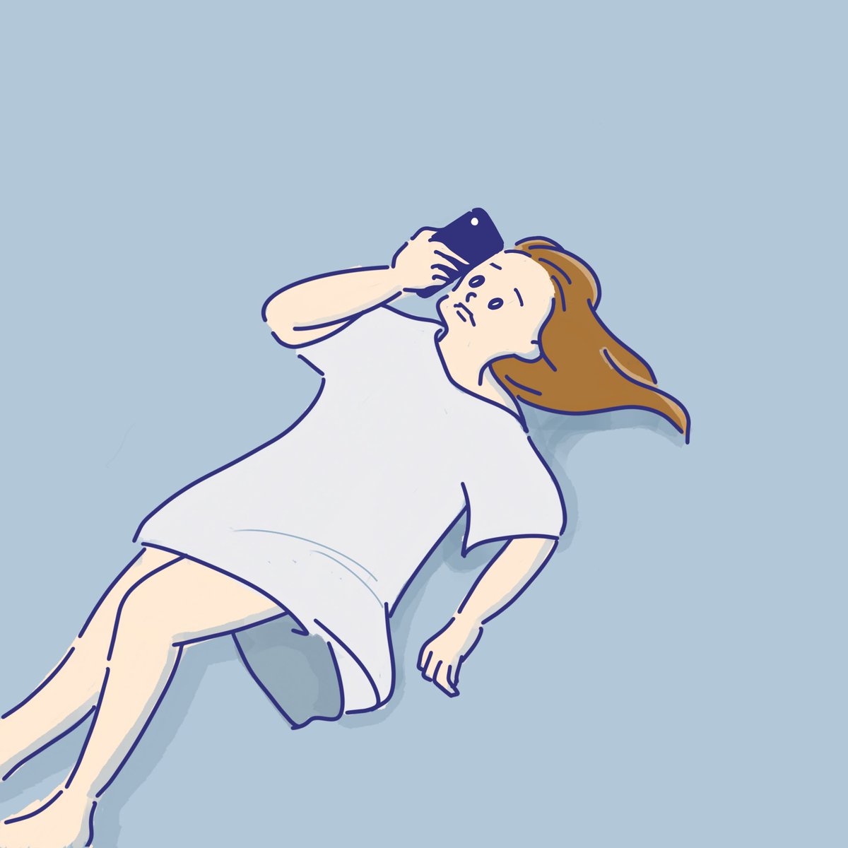 深夜の虚無な時間

#イラスト