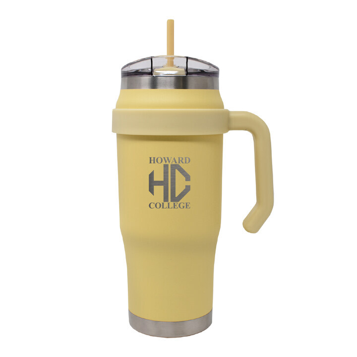 Sip in style with the 30 oz College Tumbler; keep your drinks hot or cold all day while showing off your school pride. Visit our website #howardcollegebookstore or stop by the store to browse all the great deals! #makingdreamsreal #GoHawks #YourCampusStore