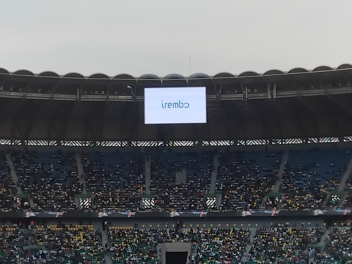 Exciting to see the most impactful brand in Rwanda #Irembo at Amahoro Stadium screens during the match between #NigeriavsRwanda! A big shoutout to <a href="/TeamIrembo/">Irembo</a> <a href="/IremboGov/">IremboGov</a> for your outstanding contribution to the transformation of service delivery. #umuturagekwisonga. #Rwanda