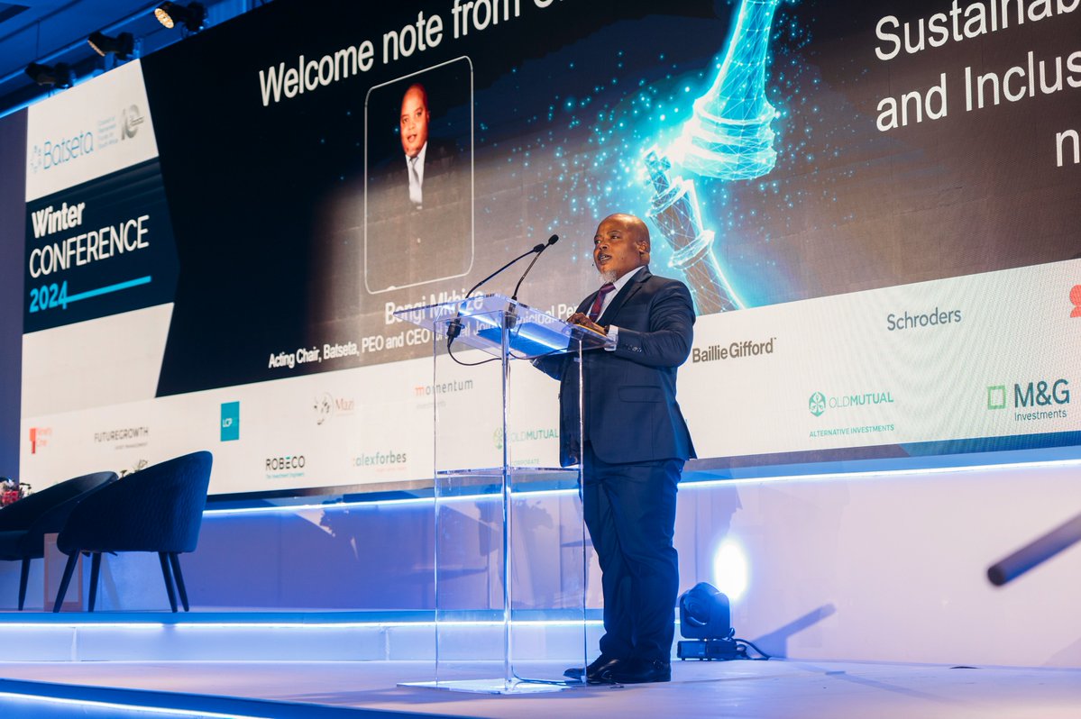 Batseta's tweet photo. A special moment of the Batseta Acting Chair sharing the Welcome note at the Plenary.

#Batseta #Batsetawinterconference2024 #10yearanniversary #Winterconference #Cultivating #Sustainabilityandinclusionow https://t.co/sYgso9W3sk