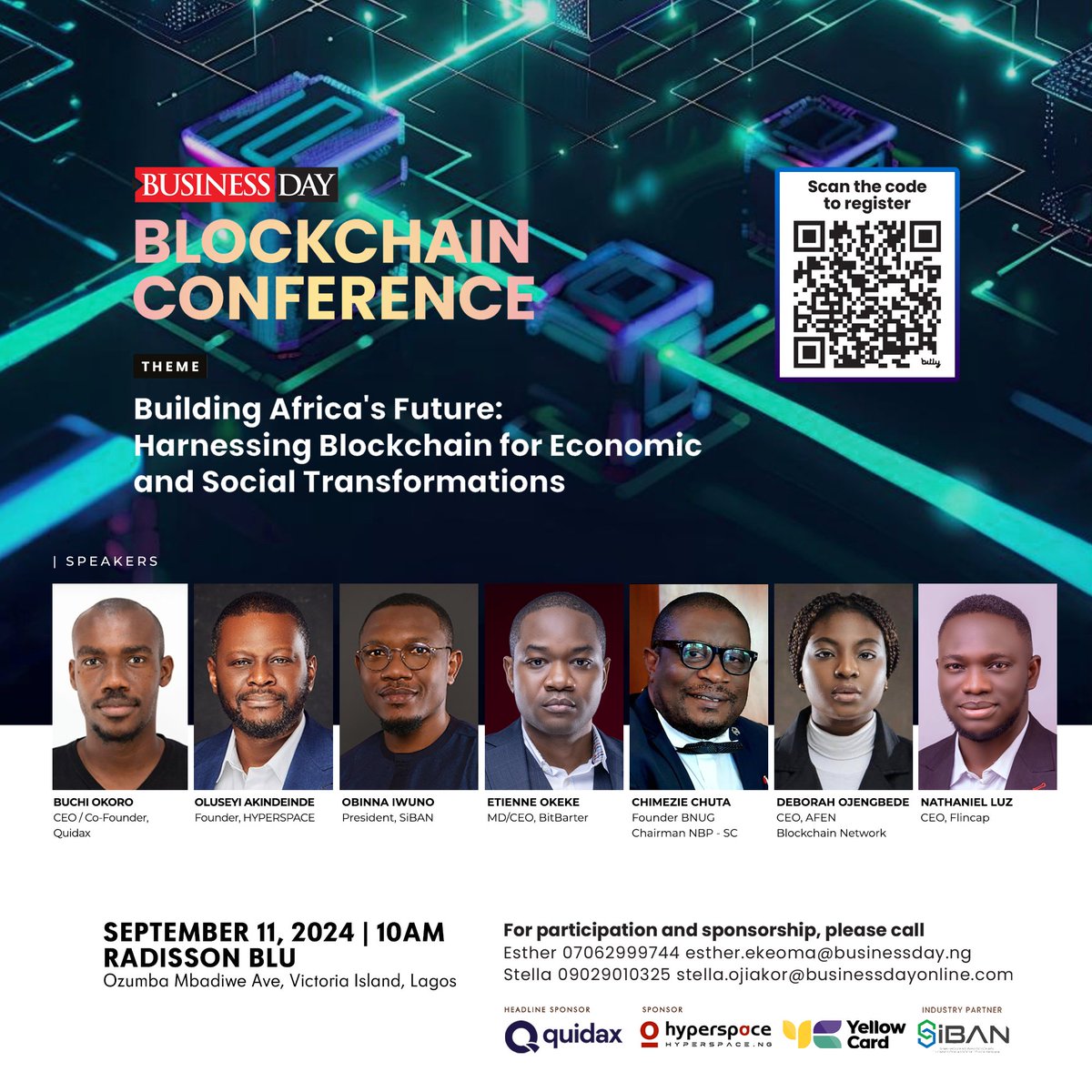 Flincap (@flincaphq) on Twitter photo 🚀 Tomorrow is the day! The Business Day Blockchain Conference kicks off at 10 AM, Radisson Blu, VI, Lagos. 
Don’t miss the chance to explore how blockchain can transform Africa’s future! 💡
#Blockchain #AfricaRising #TechForGood #BusinessDayConference #Innovation 🚀 Tomorrow is the day! The Business Day Blockchain Conference kicks off at 10 AM, Radisson Blu, VI, Lagos. 
Don’t miss the chance to explore how blockchain can transform Africa’s future! 💡
#Blockchain #AfricaRising #TechForGood #BusinessDayConference #Innovation