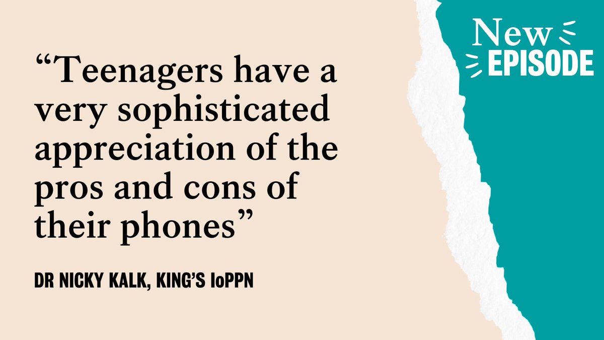 Institute of Psychiatry, Psychology & Neuroscience (@kingsioppn) on Twitter photo The <a href="/sciorfictionpod/">The Science or Fiction Podcast</a> has a new episode!
Is problematic #smartphone use affecting young people's #MentalHealth?📵Dr <a href="/kathrynbates47/">Dr Kathryn Bates</a> interviews Dr Nicola Kalk about her 2 recent studies on the links with anxiety & depression👉scienceorfiction.co.uk/p/is-problemat… The <a href="/sciorfictionpod/">The Science or Fiction Podcast</a> has a new episode!
Is problematic #smartphone use affecting young people's #MentalHealth?📵Dr <a href="/kathrynbates47/">Dr Kathryn Bates</a> interviews Dr Nicola Kalk about her 2 recent studies on the links with anxiety & depression👉scienceorfiction.co.uk/p/is-problemat…
