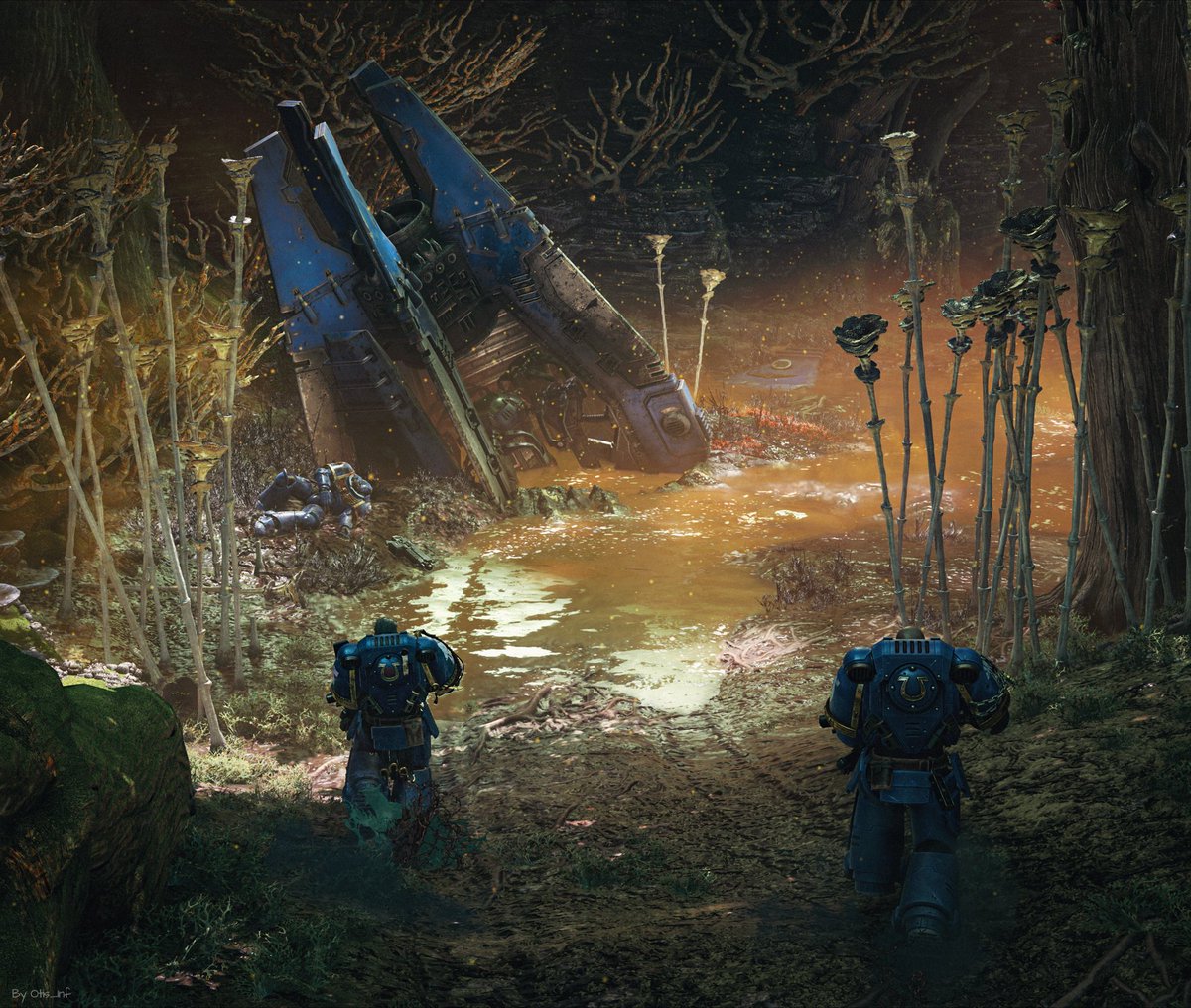 FransBouma's tweet image. Warhammer 40000: Space Marine 2 (PC, own cheat table for photomode enhancements, reshade)