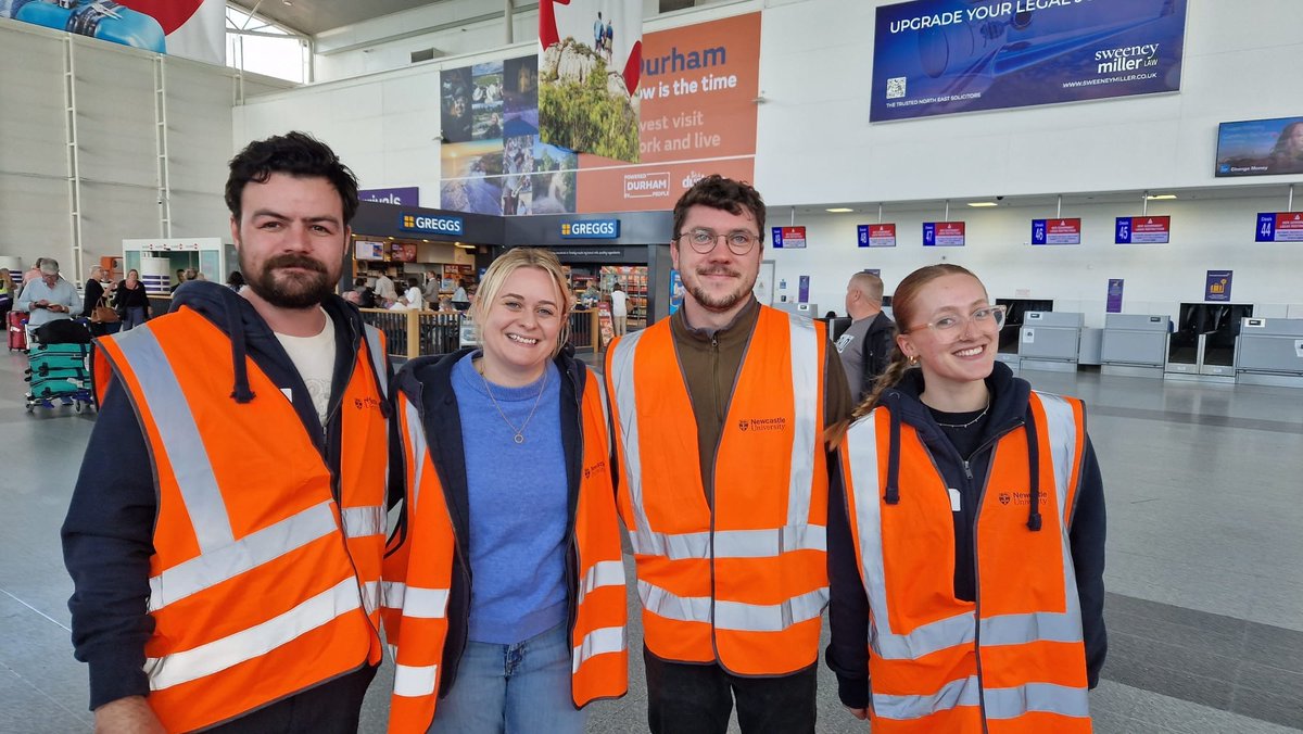 Welcome to Newcastle. ❤️

Our welcome team has been at Newcastle Airport today to meet and greet our new international students and give them a friendly face from the moment they touch down in the Toon! 

#WeAreNCL