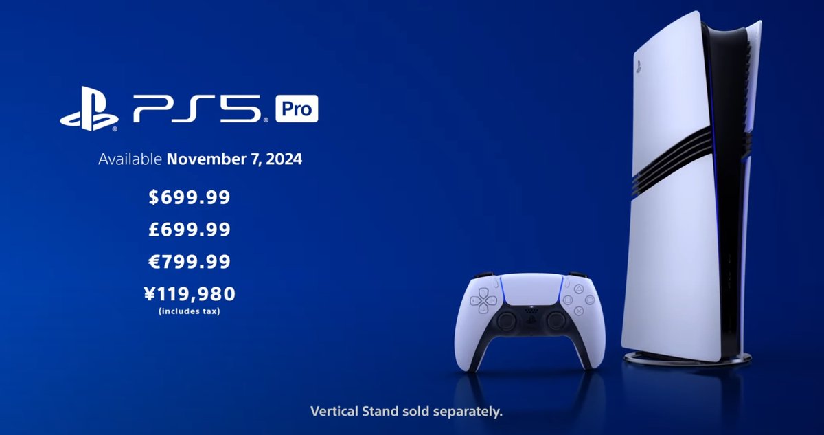 JAJAJAJAJJAJAJAJJAJAJAJJAJAJAJJAJAJA
Ps5 PRo    Sin 4k nativo.
800 putos euros.
Y fea como sus muertos.

950€ con base y con lector de discos físicos.

SONY EStÁ JODIDAMENTE ACABADA, Ridículo mundial.