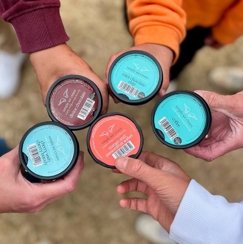 Schools back! Why not stock up on some of our scrummy ice cream to give them as a special after school or weekend treat 🙂
We don't use any artificial colours, flavours or preservatives and all our ingredients are 100% natural, so you can treat your littles guilt free!