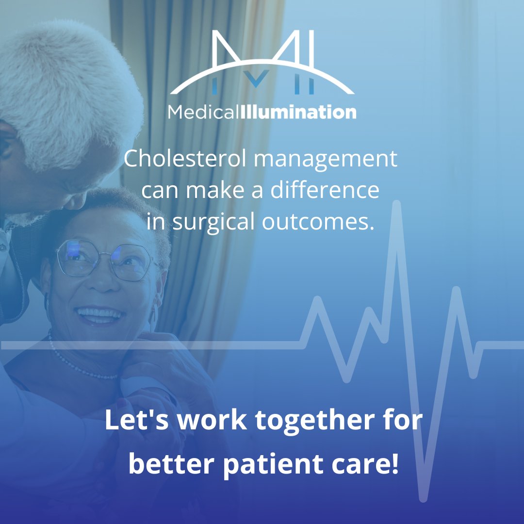 September is National Cholesterol Education Month 🫀

As healthcare professionals, it's crucial to understand high cholesterol can lead to complications during procedures and post-op.

Let’s work together to promote heart health and improve surgical success rates!