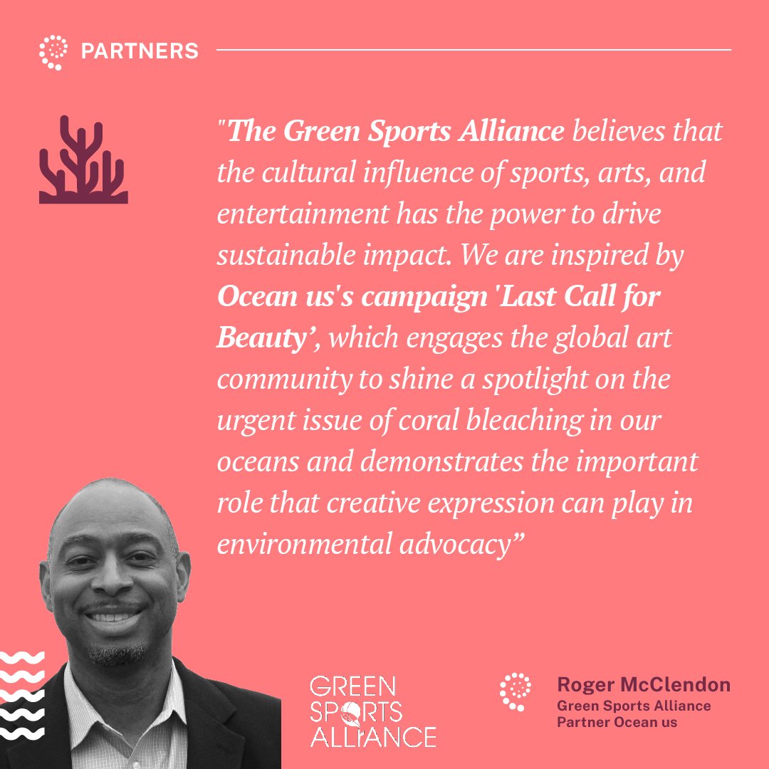 Ocean_us_life's tweet photo. Together with the @sportsalliance, we are leveraging the cultural and market influence of sports to help create a new blue culture, a society committed to a healthy ocean as the foundation for building the first sustainable generation 

#LastCallforBeauty #coralreefs #oceans https://t.co/tAJeSZx8Fw