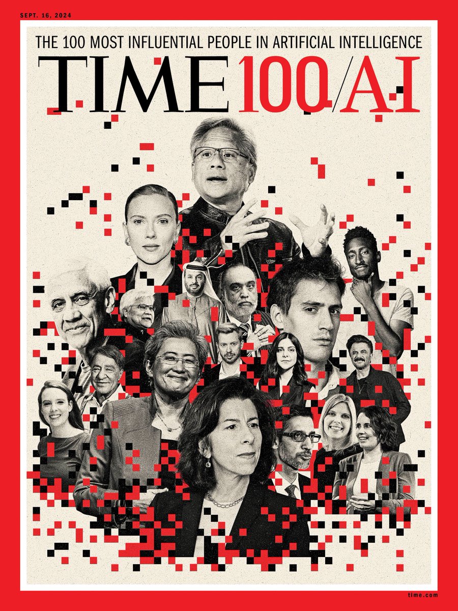AhuraAi's tweet image. 🔥 TIME Magazine has announced its 2024 list of the World&apos;s Most Influential People in AI, featuring insights from key industry leaders. See the visionaries driving the next era of AI innovation. #AILeaders #TechTitans #AITech time.com/7017829/time-r…