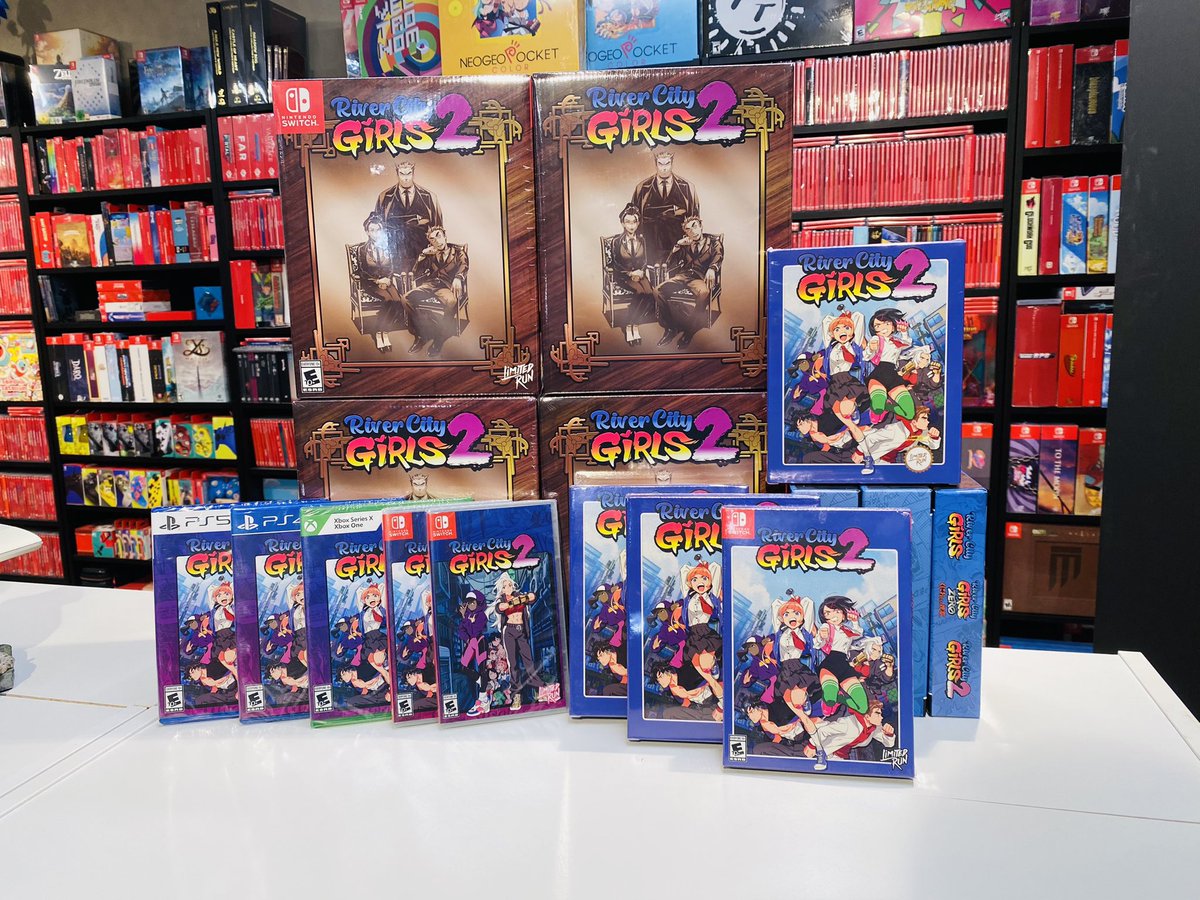 CollectorVault's tweet photo. Second #rivercitygirls set is complete 😋
#gamemuseum #videogames #gameroom #gamecollecting #limitedgames #raregames #bigboxpc #pcgames #gamemerch https://t.co/wIKZtczGMb