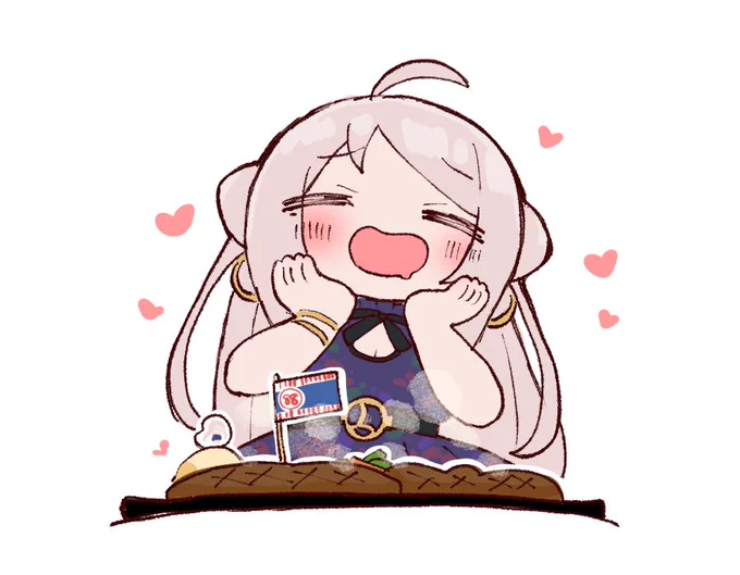 コラボでもお肉いっぱい食べようねぇ 