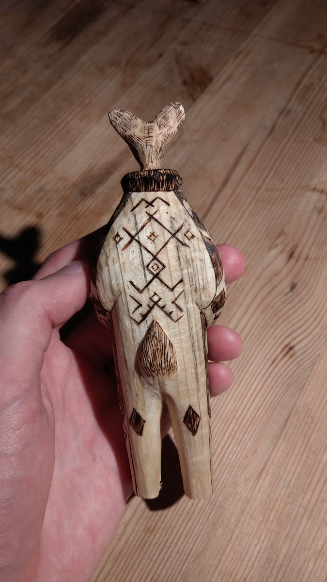 "Forest Elder"
Carved from basswood, coated with linseed oil.