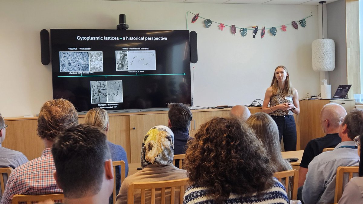 CRESCO - Centre for Embryology and Healthy Develop (@cresco_sff_uio) on Twitter photo Ida Jentoft <a href="/jentoft_ida/">Ida Marie Astad Jentoft</a> gave todays CRESCO guest lecture titled "Mammalian #oocytes store proteins for the #embryo on cytoplasmic lattices".
This work was carried out at <a href="/SchuhLab/">Schuh Lab</a>.
She is currently a Postdocin the Pauli lab, <a href="/mpi_nat/">MPI for Multidisciplinary Sciences</a>
Thank you for a very interesting talk! Ida Jentoft <a href="/jentoft_ida/">Ida Marie Astad Jentoft</a> gave todays CRESCO guest lecture titled "Mammalian #oocytes store proteins for the #embryo on cytoplasmic lattices".
This work was carried out at <a href="/SchuhLab/">Schuh Lab</a>.
She is currently a Postdocin the Pauli lab, <a href="/mpi_nat/">MPI for Multidisciplinary Sciences</a>
Thank you for a very interesting talk!