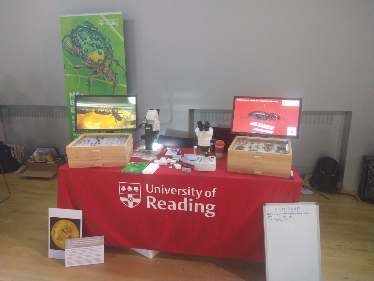 Our table is packed full of entomological goodness here at #Ento24 - something for everyone, come by and say hello!