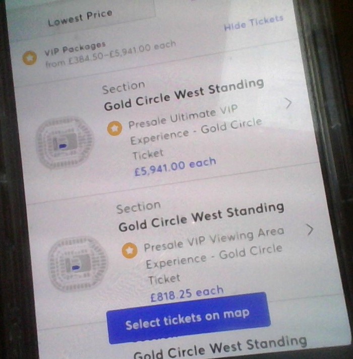 Excuse me what?! £5K, I mean £800 is ridiculous, but £5K. Stop the "dynamic' pricing 

<a href="/TicketmasterCS/">Ticketmaster CS</a>  <a href="/Imaginedragons/">Imagine Dragons</a>