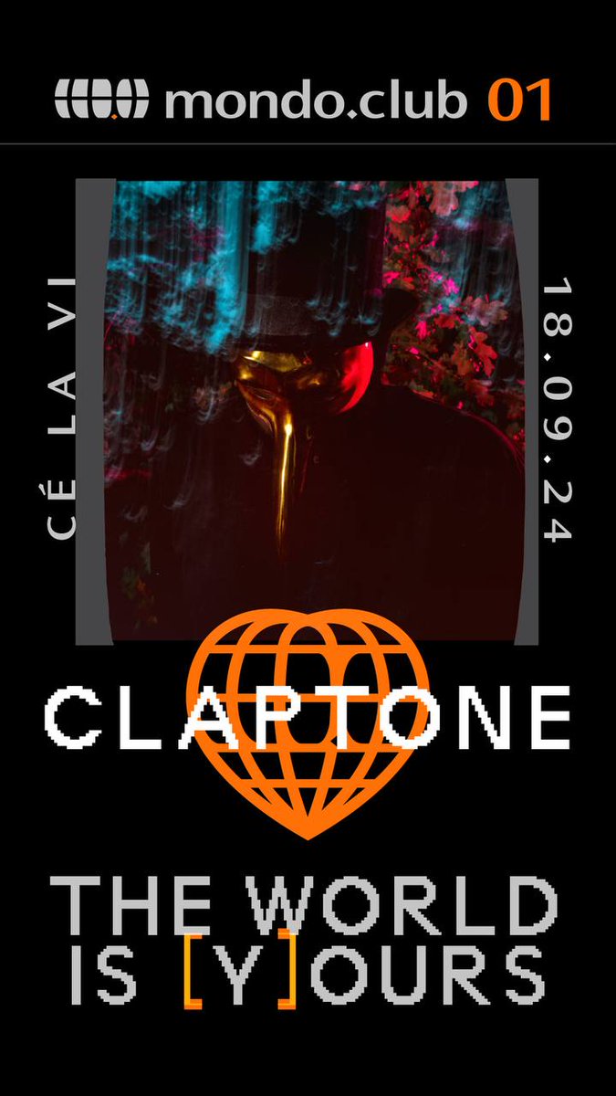 mondoclubmusic's tweet photo. Save the date: 18.09.24 Mondo 01 ft @Claptone_  + @rivastarr Ce La Vi Marina Bay Sands 🇸🇬 Rotate in Bliss https://t.co/ZQYHUNxEPB