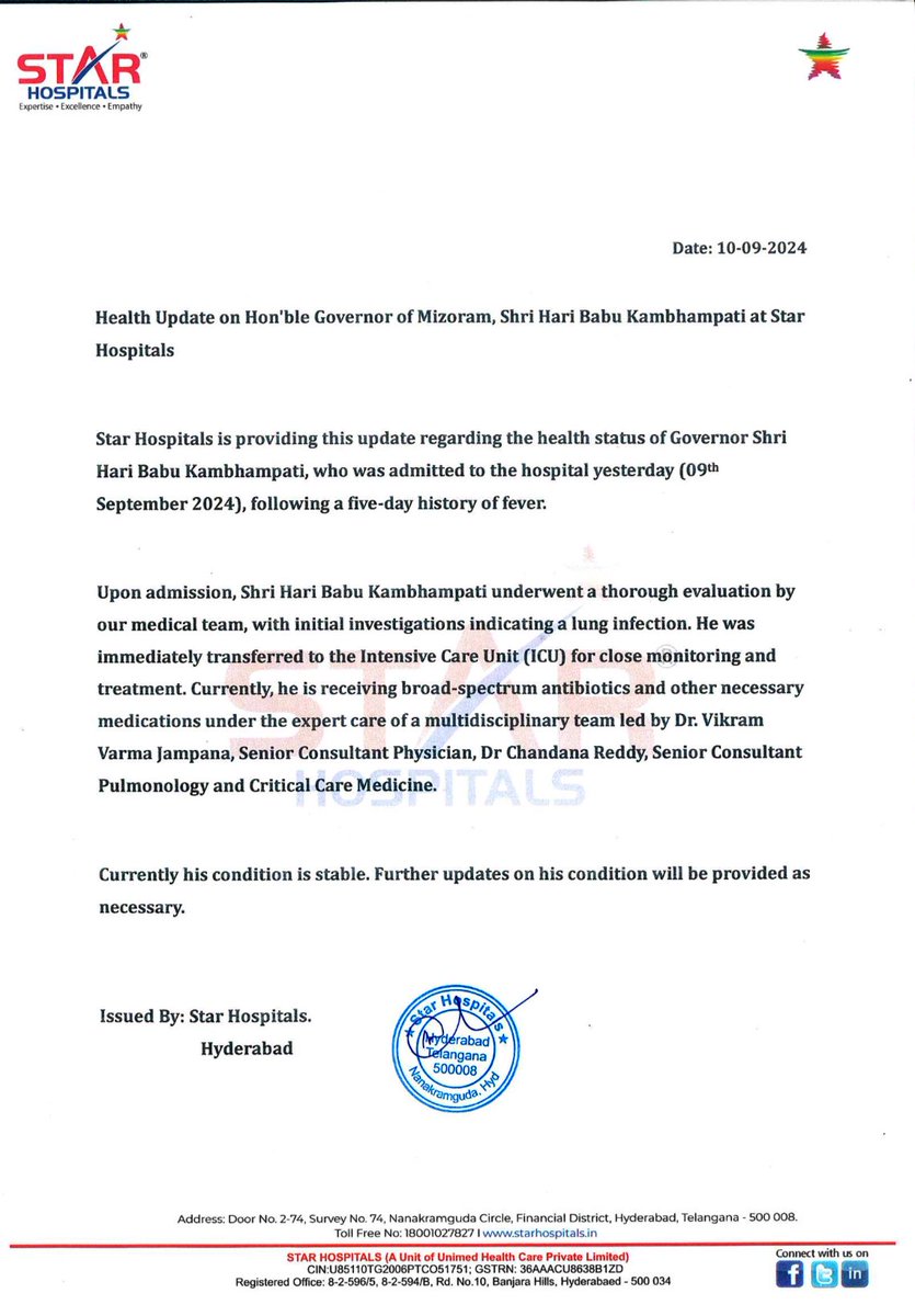 Governor of Mizoram tweet media