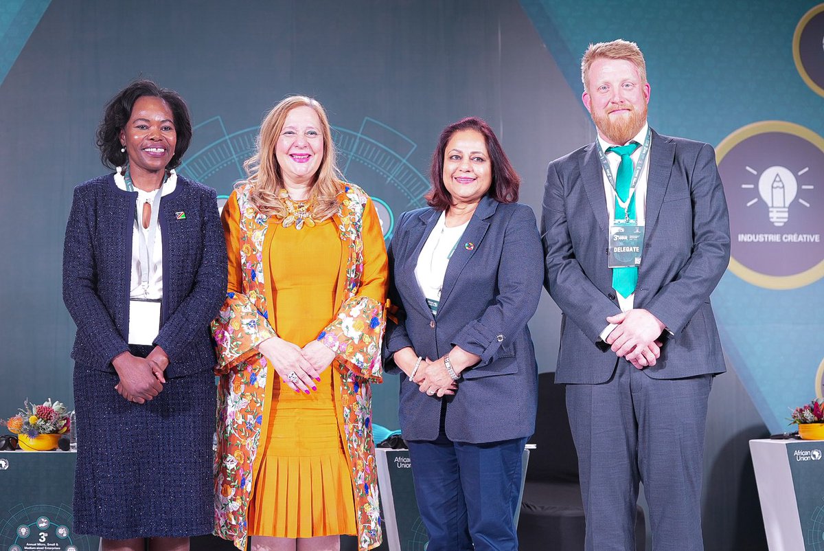 Day one of the 3rd Annual <a href="/_AfricanUnion/">African Union</a> MSME Forum was insightful and engaging.

Day two promises even more, featuring discussions on:
✴️ Financial inclusion
✴️ Tools for African MSMEs
✴️ Digital and financial literacy, and much more!

Stay tuned for updates!!! #AUMSMEFORUM2024