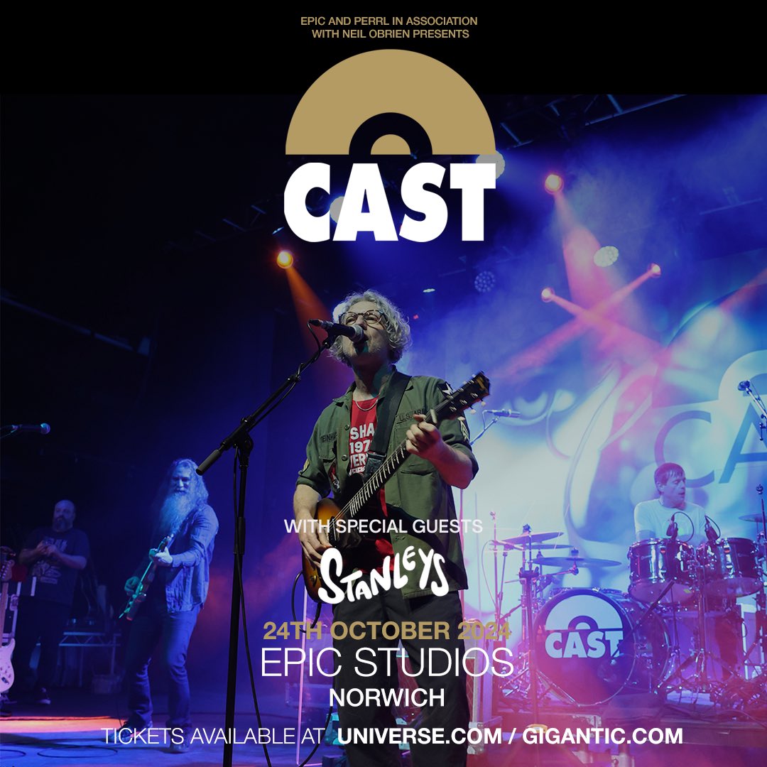 Stanleysband_'s tweet photo. Honoured to be joining our heroes @castofficial on the road for a few dates this autumn 🍂 

See you back here at 6pm for another announcement 👀 https://t.co/RTDtMgzgM2
