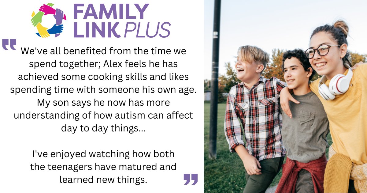 When you join Family Link Plus, you are allowing children and young people to make friendships and participate in new activities with people outside of their immediate family.

All whilst allowing their families time to decompress, knowing their child is being cared for 💜