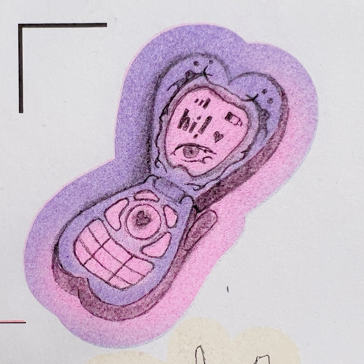 Risograph sticker ที่ทำร่วมกับ <a href="/twoinrow/">Two in row - #IFEXPO25 (G17-18)</a>