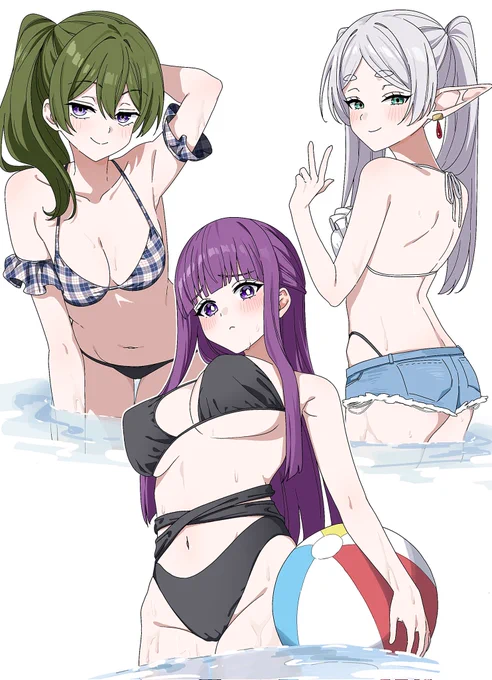 海デートのフリーレン#フリーレン #葬送のフリーレン #frieren 