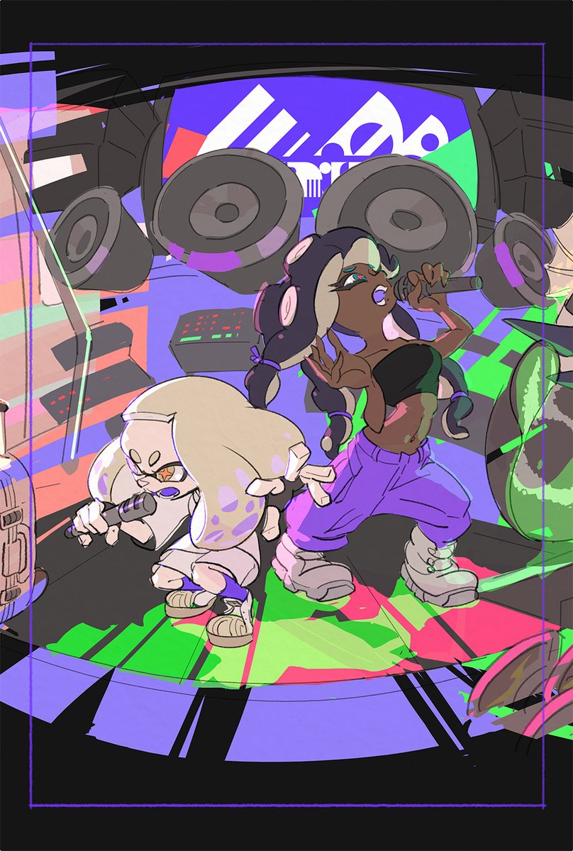 SplatoonJP's tweet image. グランドフェスティバル本番まであと２日。
今、感じる色や音が自分たちにとっての真実だ。
現在を精一杯生きることに、すべてを懸けたい。
#スプラトゥーン3
#GrandFestival