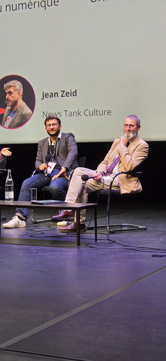 laure_rigaud's tweet image. #ThinkCulture2024
@NewsTankCulture 
Suite du #GrandTheme avec le #Module3 : &quot;L&apos;intelligence artificielle : quelle révolution dans la culture ? Avec Jean Cattan et @BrunoMaquart @universcience 
#IA