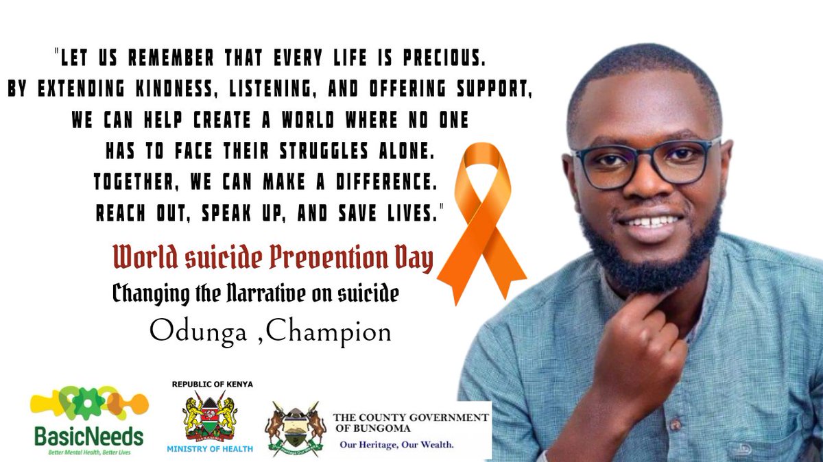 mamba_odunga's tweet photo. #WorldSuicidePreventionDay
#ChangingTheNarrativeonSuicide
#StartTheConversation
#BungomaEmpowerMentalHealthChampions https://t.co/3inzJfjRGG