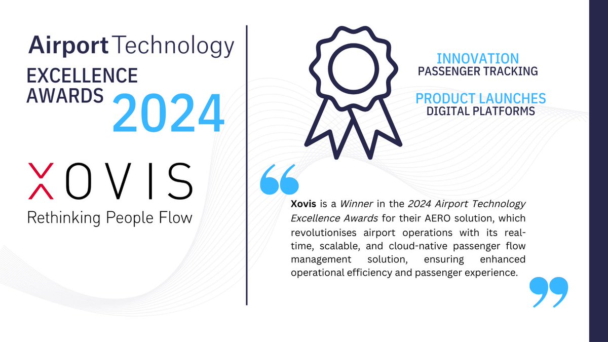 Christian Studer, co-founder and CEO of <a href="/xovis_ag/">Xovis</a>  delves into the transformative capabilities of AERO, the company's cutting-edge, cloud-native solution designed to improve airport operations...

Read more - lnkd.in/eZQQ5siG
