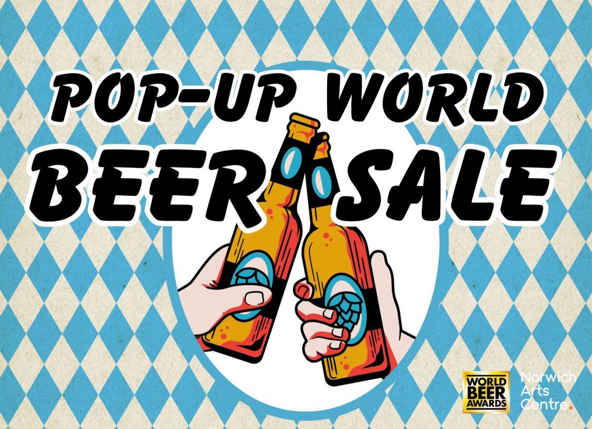 Read ale about it! The pop-up word beer sale takes place at Norwich Arts Centre this Friday 13th September (2-6pm) ~ 
norwichartscentre.co.uk/event/pop-up-b… #Norwich
