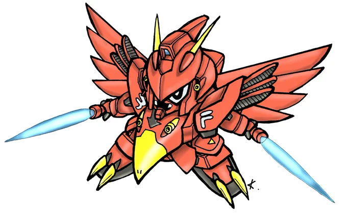 #赤い作品でTLを真っ赤っか #SDガンダム