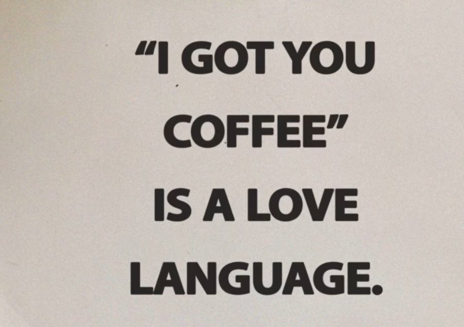 This weather requires an extra big cup of coffee