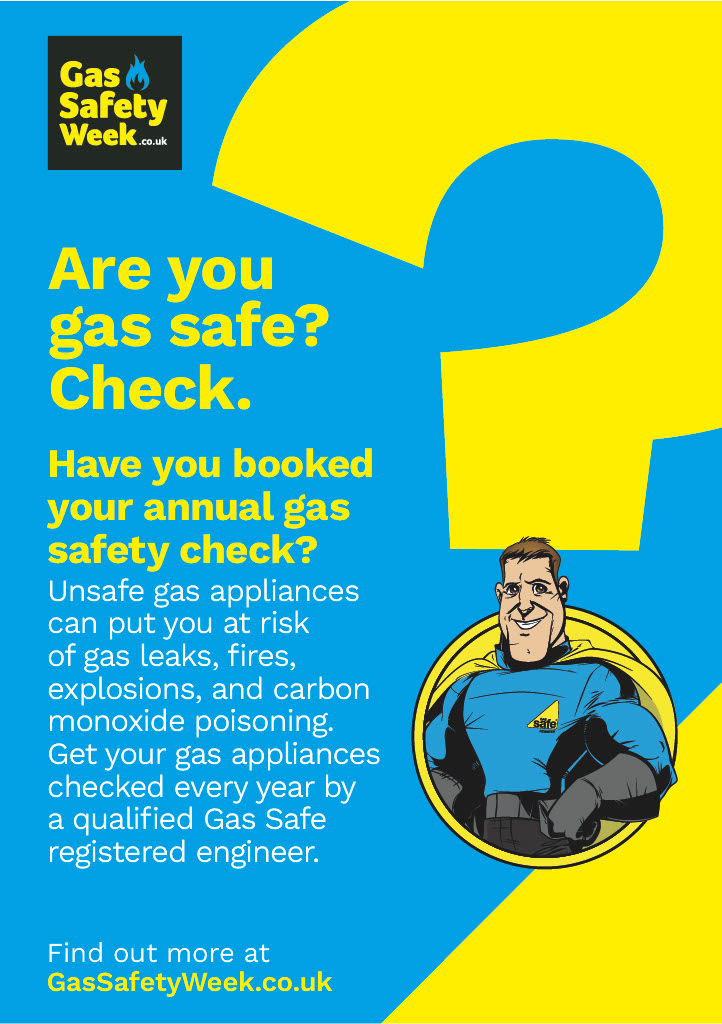 Gas safety is everyone’s responsibility and Every Check Counts! 🛠️ 

This week is a Gas Safety Week, and we’ll be sharing important tips to keep you and your home safe. Stay tuned! #GasSafetyWeek #StaySafe #GSW24