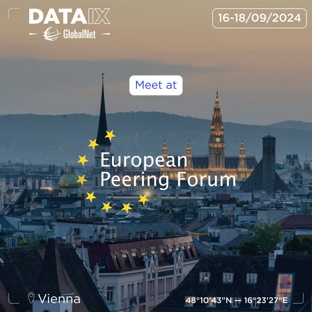 gnm_gnmix's tweet image. GlobalNet/DATAIX – EPF 17 Proud Sponsor

We’re excited to announce our participation and sponsorship of @Peering_Forum, taking place from September 16-18 in Vienna, Austria. 

Feel free to reach out on LinkedIn or contact us via email at sales@gblnet.net.

#globalnet #dataix #epf