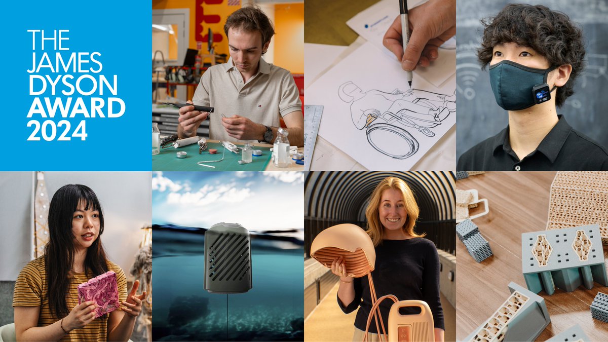 Meet the James Dyson Award 2024 National Winners! 🎉

These young inventors are tackling the world’s most pressing problems🌎👏

Congratulations to all our winners! You can read more about the inventions on our website: jamesdysonaward.org/2024-entries/

#JamesDysonAward2024
