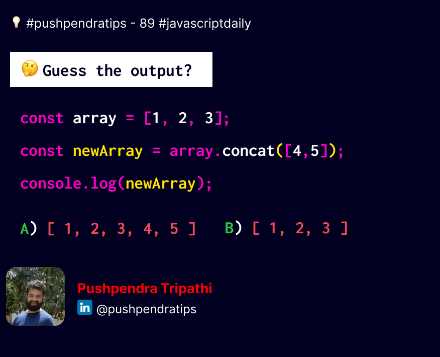 pushpendratips's tweet image. ๐ก #pushpendratips - 89 #javascriptdaily
๐ฎ๐๐๐๐ ๐๐๐ ๐๐๐๐๐๐?
#javascript #mern #React